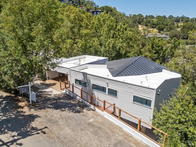 745 Redwood Rd, San Anselmo, CA 94960 - view from above of property