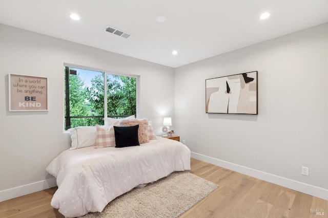 745 Redwood Rd, San Anselmo, CA 94960 - bedroom featuring baseboards, recessed lighting, and light wood finished floors