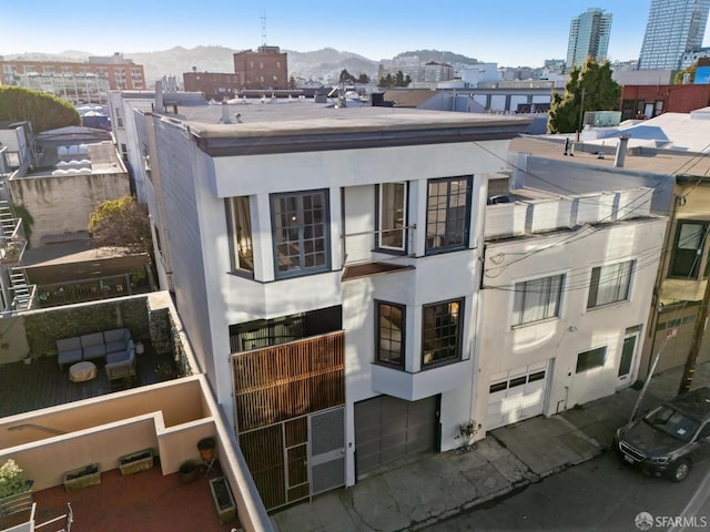 view of property featuring a mountain view