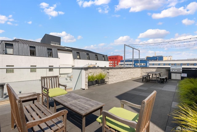 view of patio / terrace with grilling area