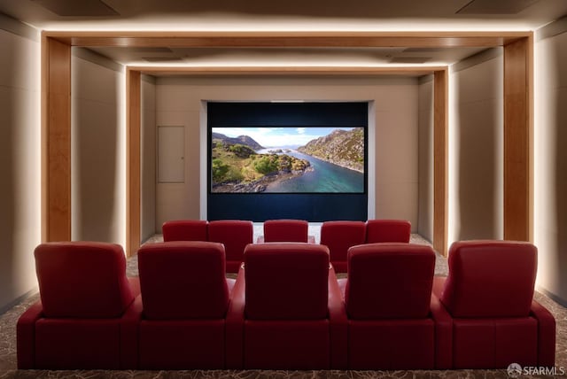 view of cinema room