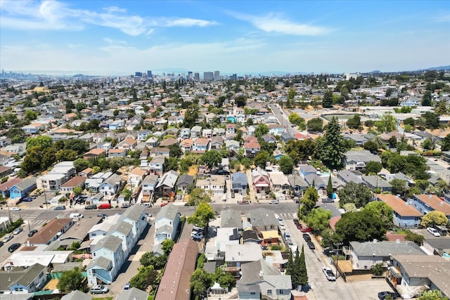 2486 26th Ave, Oakland, CA 94601 - aerial view of property and surrounding area with nearby suburban area