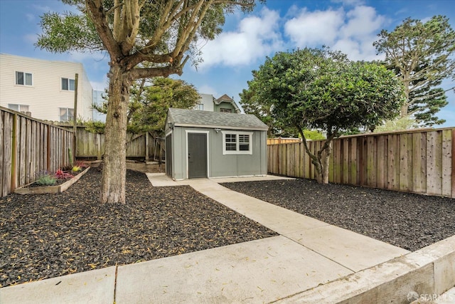 view of outbuilding