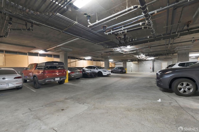 view of parking deck