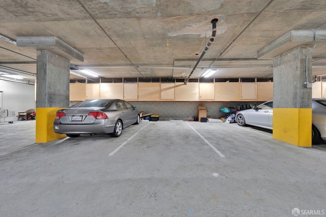 view of parking deck