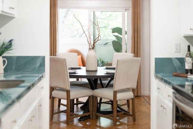 view of dining room