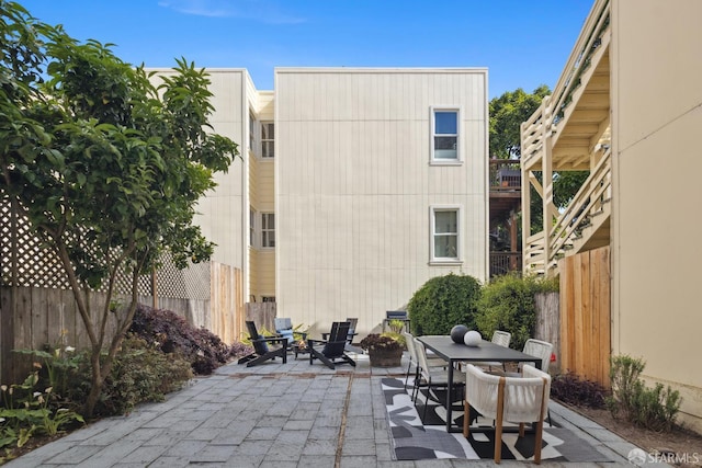 1980-1982 Fell St, San Francisco, CA 94117 - view of patio / terrace with outdoor dining space