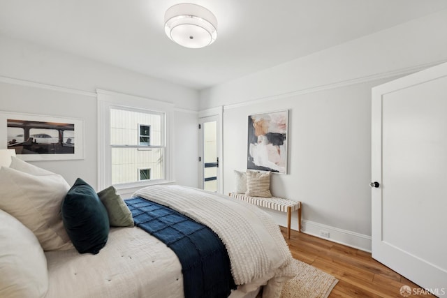 1980-1982 Fell St, San Francisco, CA 94117 - bedroom featuring wood finished floors and baseboards