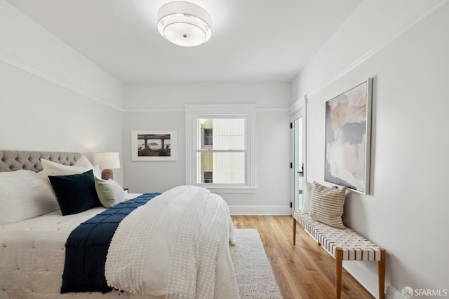 1980-1982 Fell St, San Francisco, CA 94117 - bedroom featuring light wood-type flooring and baseboards