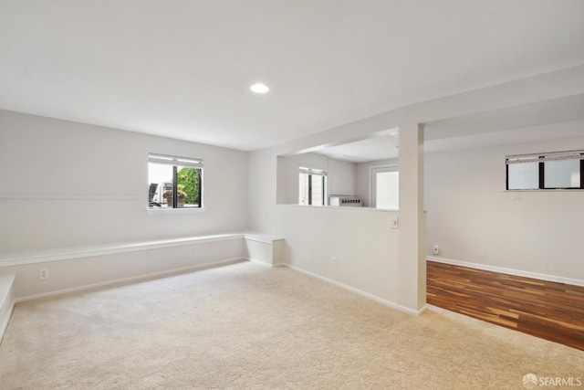 1980-1982 Fell St, San Francisco, CA 94117 - empty room with baseboards, carpet floors, and recessed lighting