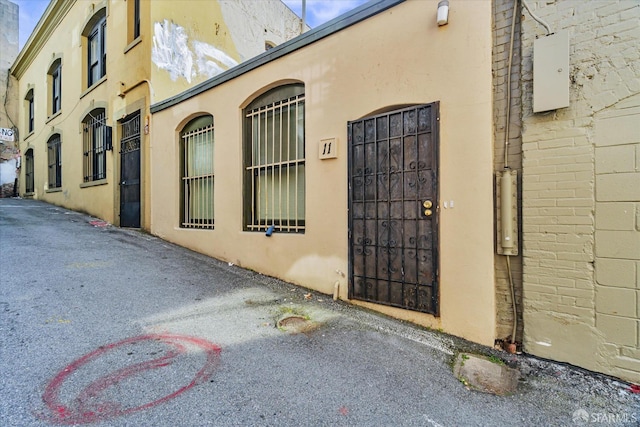 view of property
