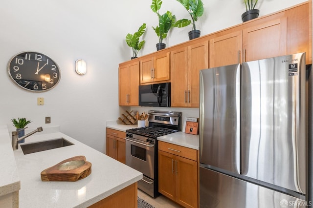 kitchen featuring sink and stainless steel appliances