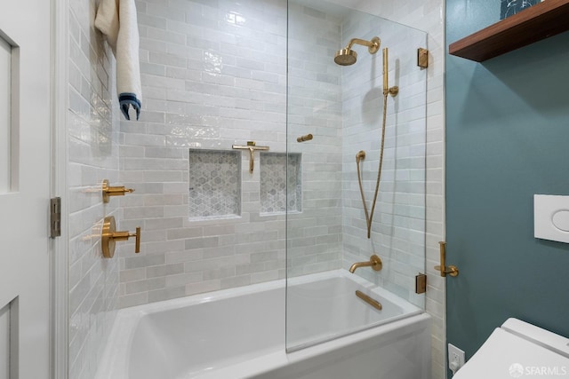 987 De Haro St Unit 1, San Francisco, CA 94107 - bathroom with washtub / shower combination and toilet