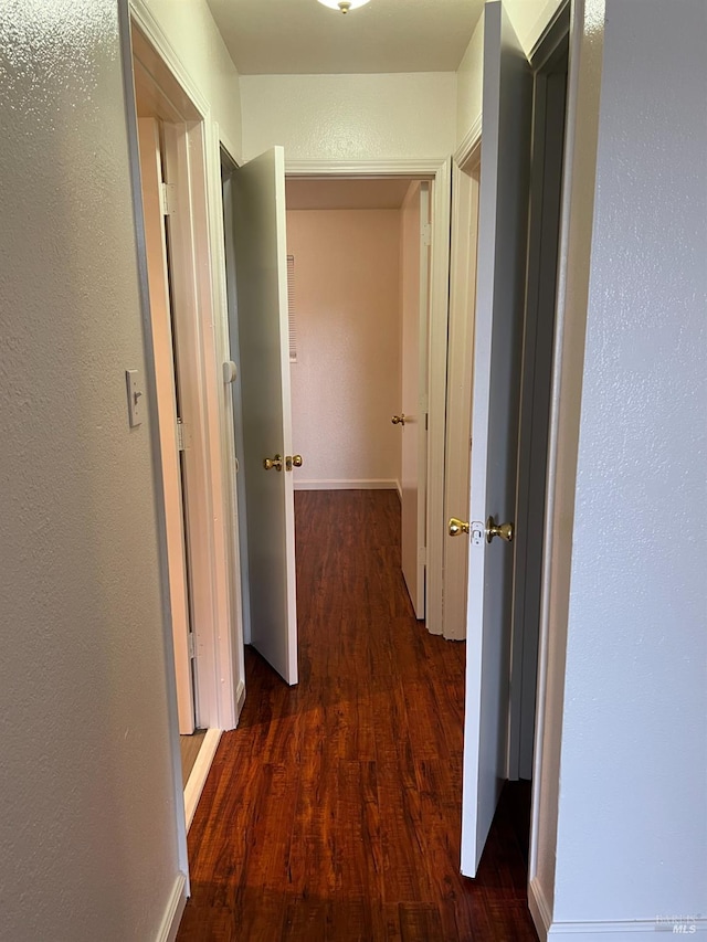 1521-1527 Valle Vista Ave, Vallejo, CA 94589 - corridor with dark wood finished floors and baseboards