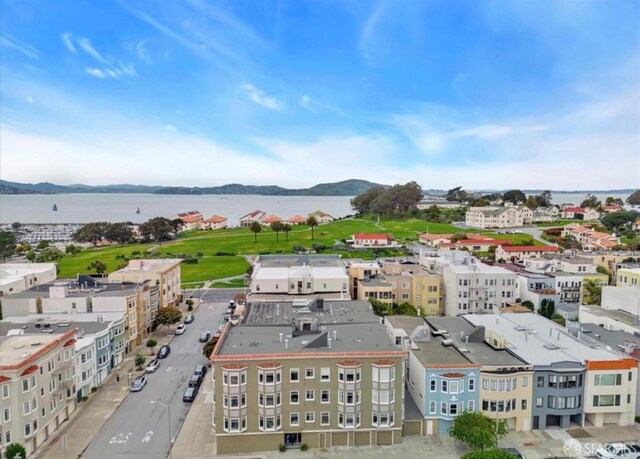 1490 Francisco St Unit 3, San Francisco, CA 94123 - bird's eye view of a water and mountain view