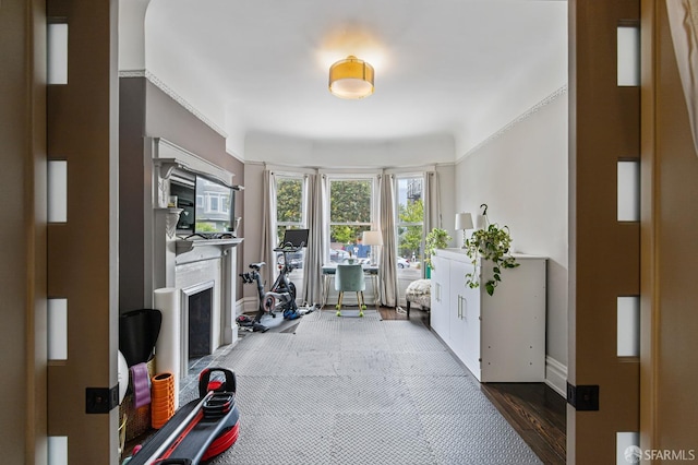 view of exercise room