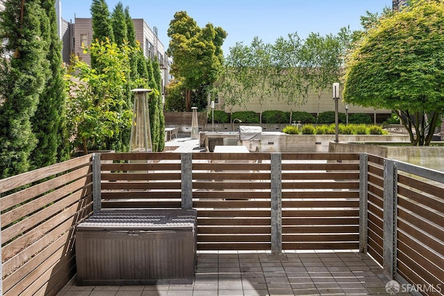1788 Clay St Unit 103, San Francisco, CA 94109 - balcony with an outdoor kitchen and a jacuzzi