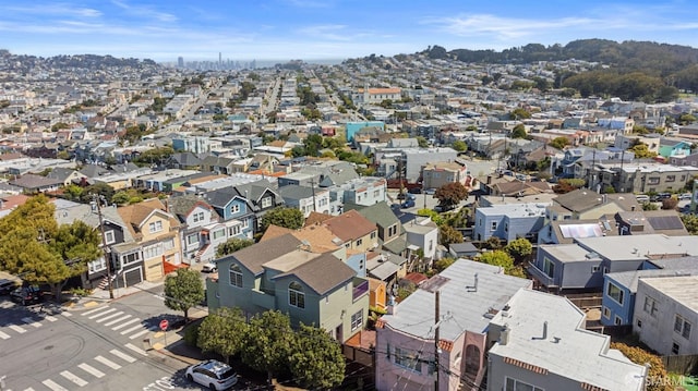 47 Brunswick St, San Francisco, CA 94112 - birds eye view of property with a residential view