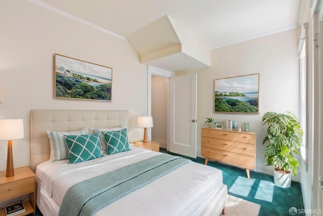 47 Brunswick St, San Francisco, CA 94112 - bedroom featuring crown molding, carpet flooring, and baseboards