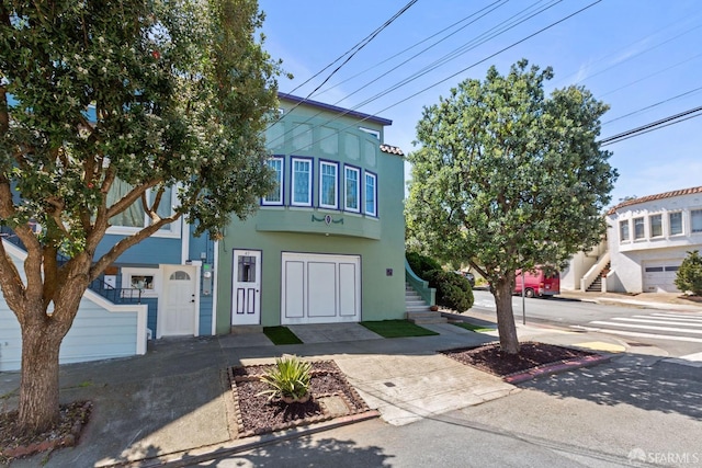 47 Brunswick St, San Francisco, CA 94112 - view of front of home with stairs and stucco siding