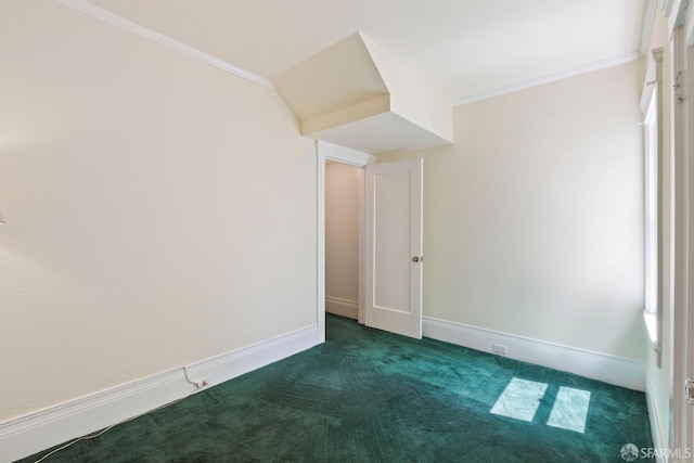 47 Brunswick St, San Francisco, CA 94112 - carpeted spare room with baseboards and crown molding