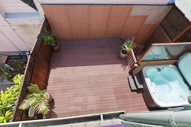47 Brunswick St, San Francisco, CA 94112 - view of wooden deck