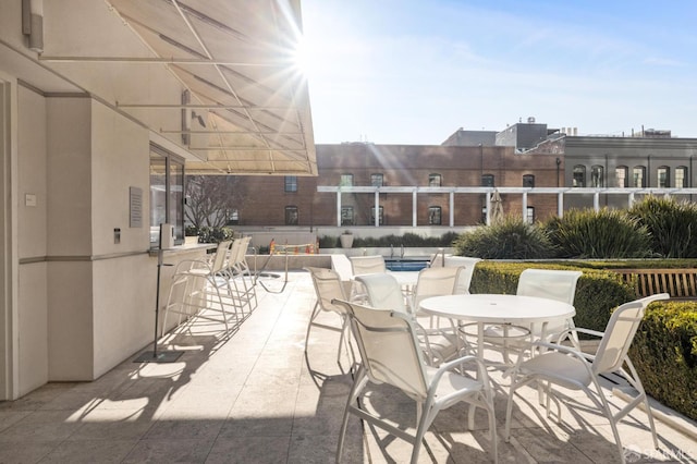 229 Brannan St Unit 11J, San Francisco, CA 94107 - view of patio with outdoor dining space