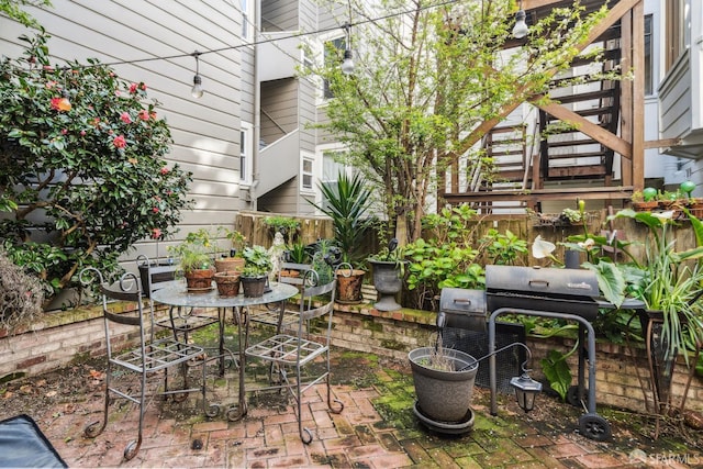 1385-1387 Vallejo St, San Francisco, CA 94109 - view of patio / terrace with outdoor dining space