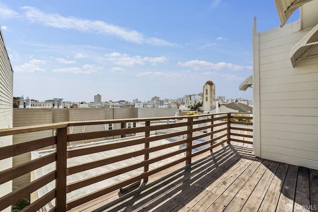 1385-1387 Vallejo St, San Francisco, CA 94109 - deck with a skyline view