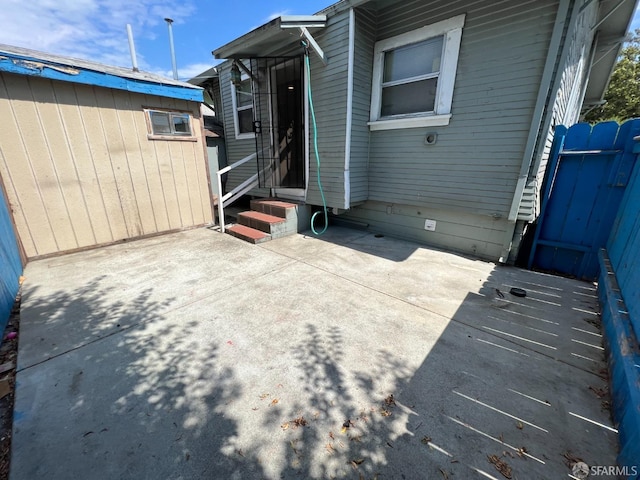 558 A St, Hayward, CA 94541 - view of patio / terrace featuring fence and entry steps