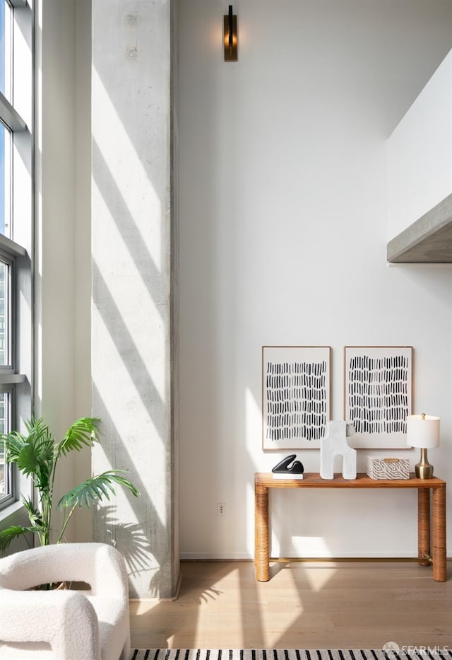 room details featuring wood finished floors