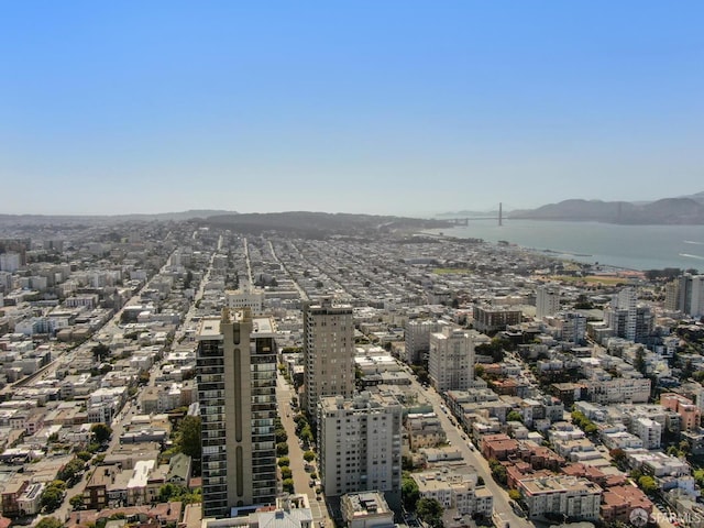 999 Green St Unit 1403, San Francisco, CA 94133 - view of urban area with a water and mountain view