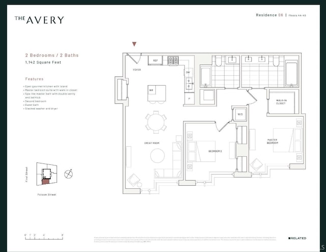 488 Folsom St Unit 4506, San Francisco, CA 94105 - floor plan