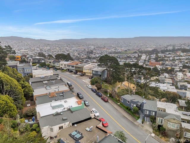 901 Teresita Blvd, San Francisco, CA 94127 - aerial perspective of suburban area featuring a mountain backdrop