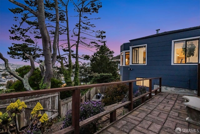 901 Teresita Blvd, San Francisco, CA 94127 - view of balcony at dusk