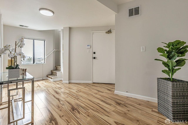 901 Teresita Blvd, San Francisco, CA 94127 - entrance foyer with light wood-style flooring and stairway