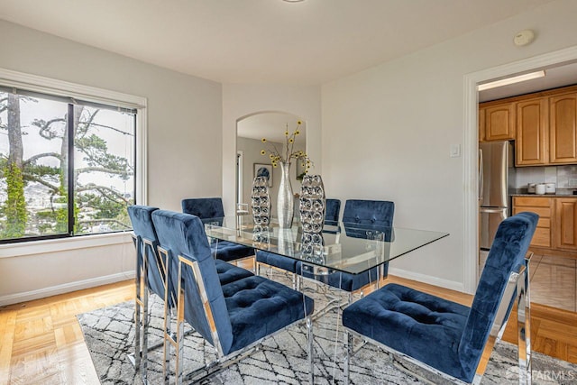 901 Teresita Blvd, San Francisco, CA 94127 - dining room featuring arched walkways and healthy amount of natural light