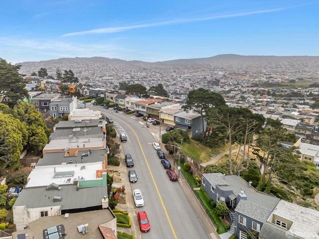 901 Teresita Blvd, San Francisco, CA 94127 - aerial perspective of suburban area featuring a mountainous background