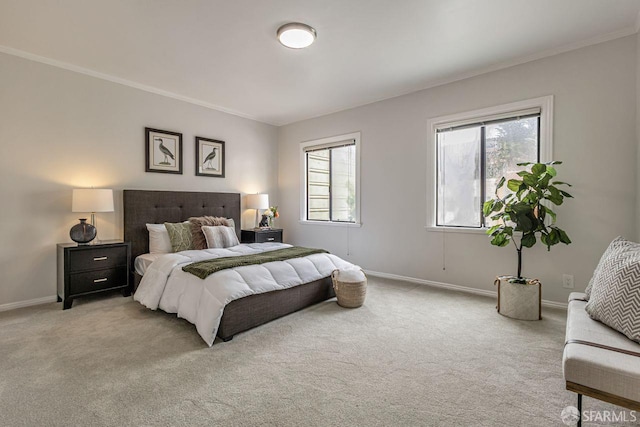 901 Teresita Blvd, San Francisco, CA 94127 - bedroom with carpet floors and ornamental molding