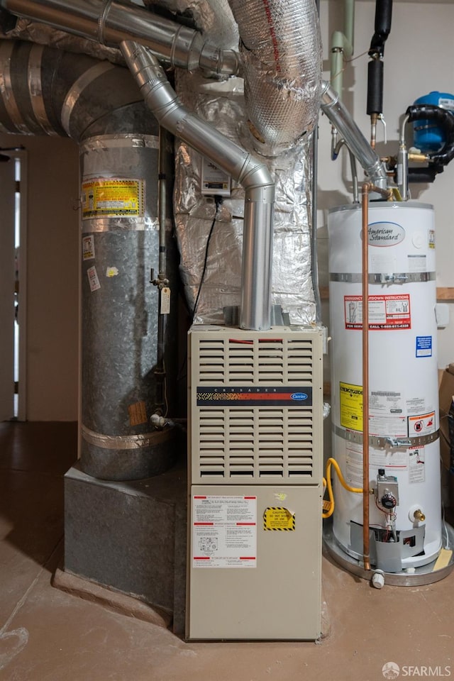 utilities with strapped water heater