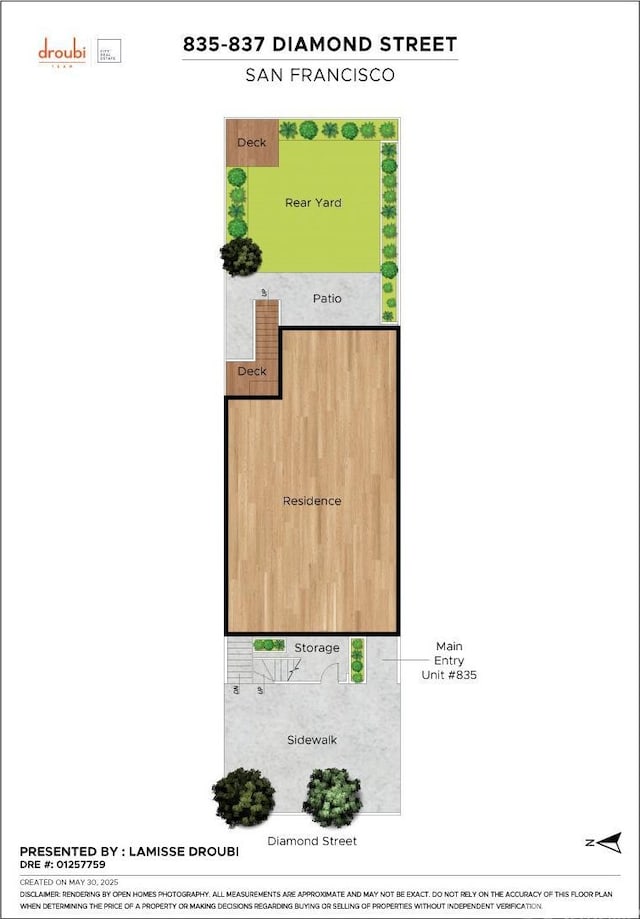 835 Diamond St, San Francisco, CA 94114 - home floor plan