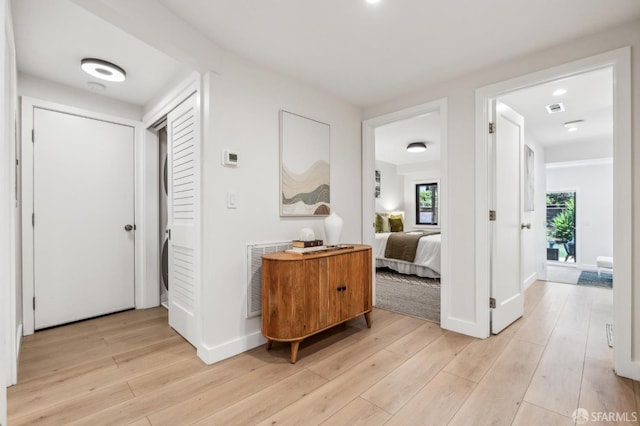 835 Diamond St, San Francisco, CA 94114 - hallway with light wood finished floors and baseboards