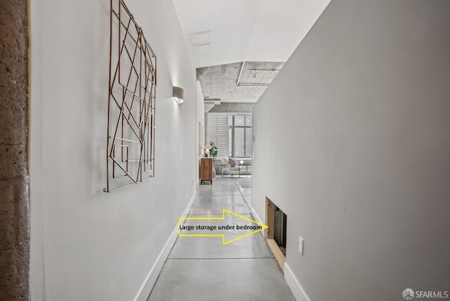 300 Beale St Unit 504, San Francisco, CA 94105 - hallway featuring finished concrete flooring and baseboards