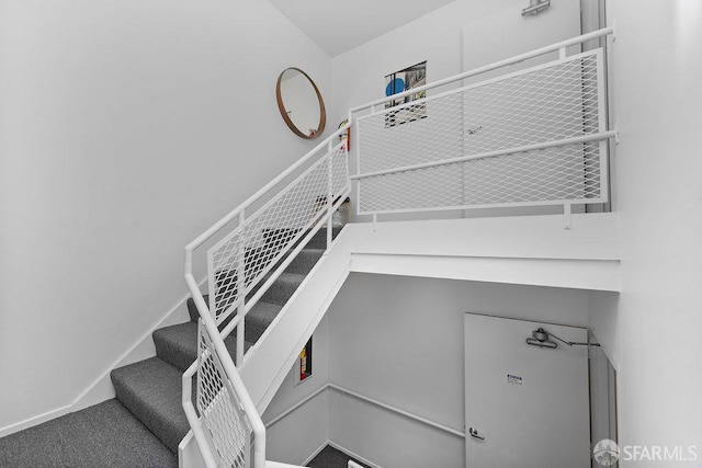 view of stairs