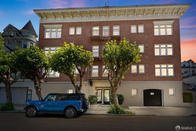 2195 Green St Unit 2, San Francisco, CA 94123 - view of building exterior with a garage