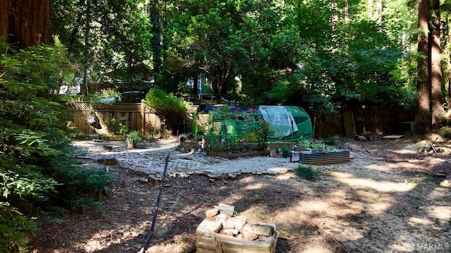 490 Huckleberry Ln, Boulder Creek, CA 95006 - view of yard featuring a vegetable garden