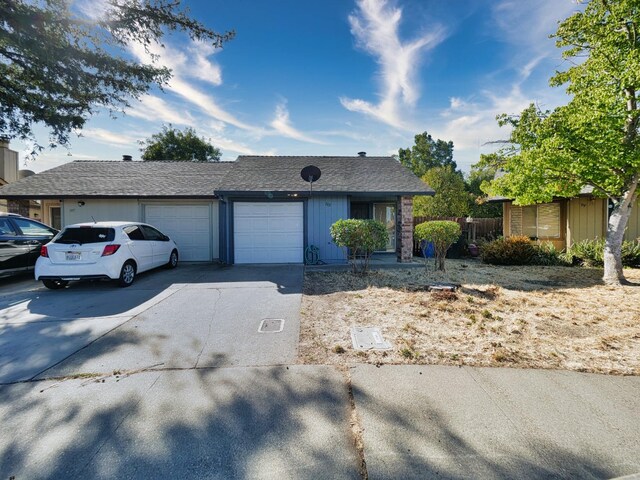 ranch-style house with a garage