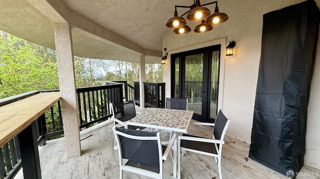 view of patio / terrace featuring outdoor dining space