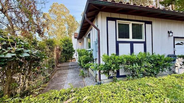 view of side of property