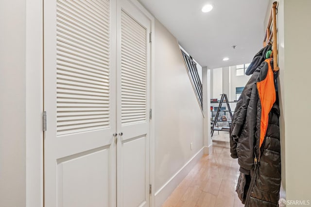 700 Illinois St Unit 3, San Francisco, CA 94107 - hall with recessed lighting and light wood finished floors